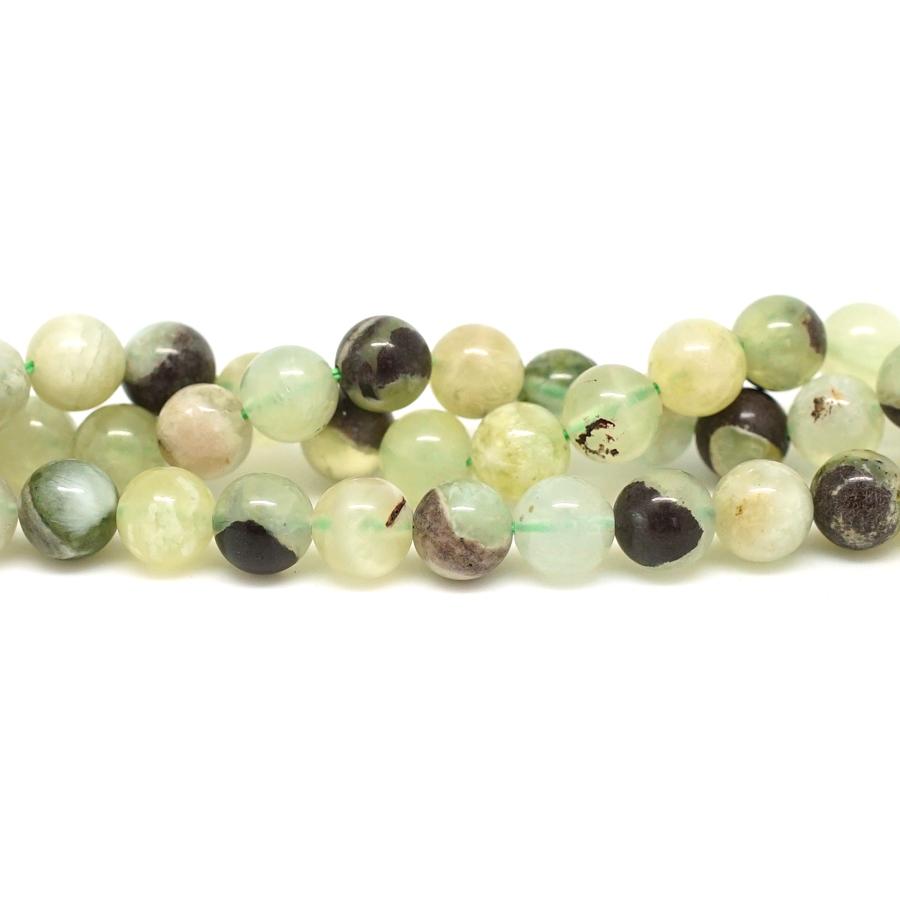 Green Snake Skin Jade 8mm Round - 15-16 Inch