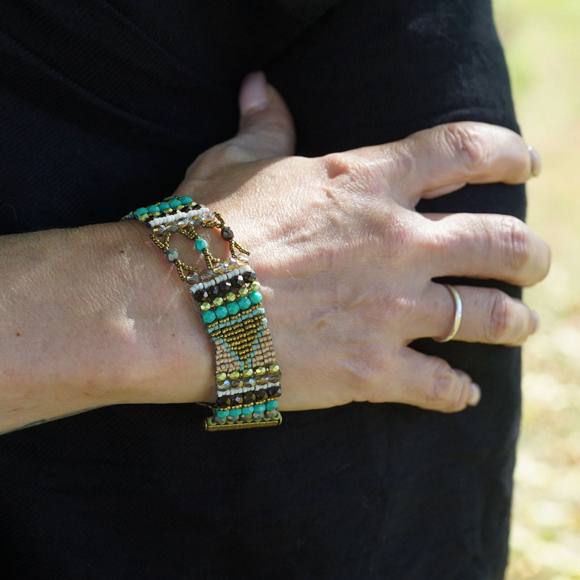 Fossil Mountain Path Bracelet Kit by Glass Garden Beads - Goody Beads