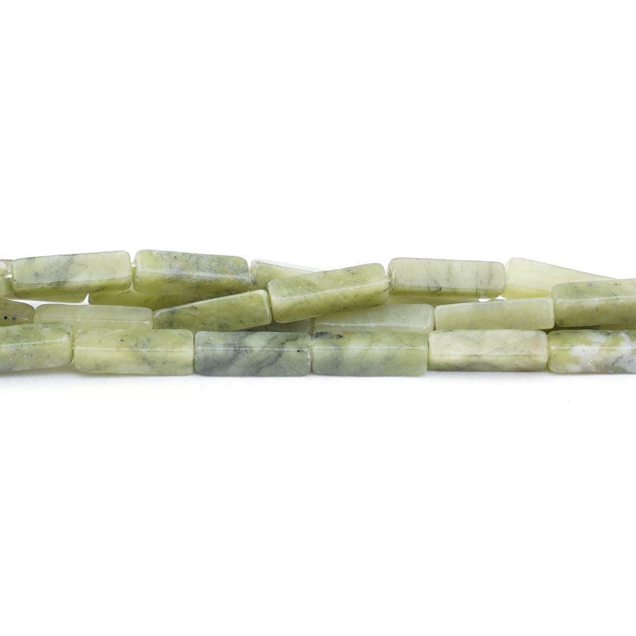 Jade 4X13mm Rectangle Tube BC - Limited Editions - Goody Beads