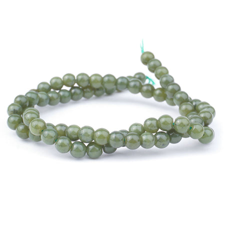 Jade 6mm Round - 15-16 Inch - Goody Beads