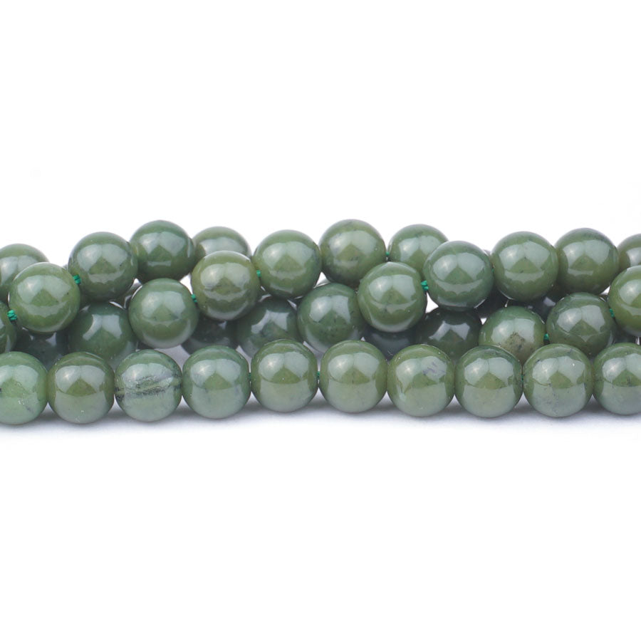 Jade 8mm Round - 15-16 Inch - Goody Beads