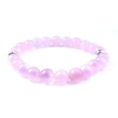 Rose Quartz Rustic Beaded Stretch Bracelet Kit (featuring Dakota Stones & TierraCast) - Goody Beads