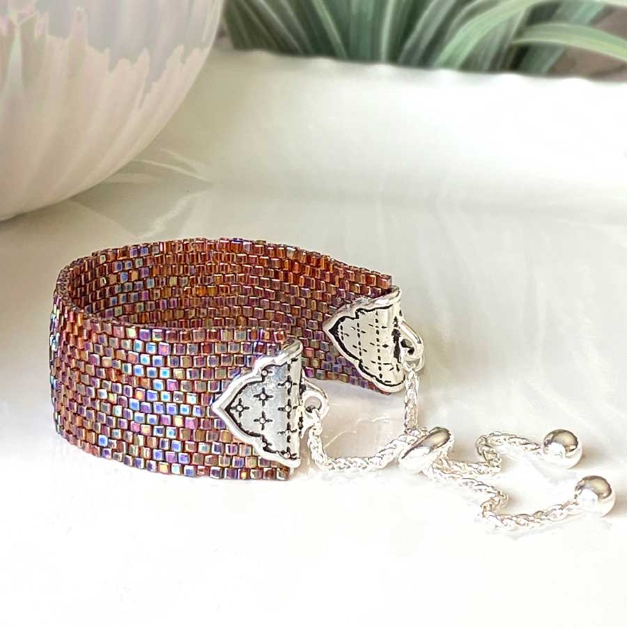 The Loft Adjustable Cuff Bracelet Kit - Topaz - Goody Beads