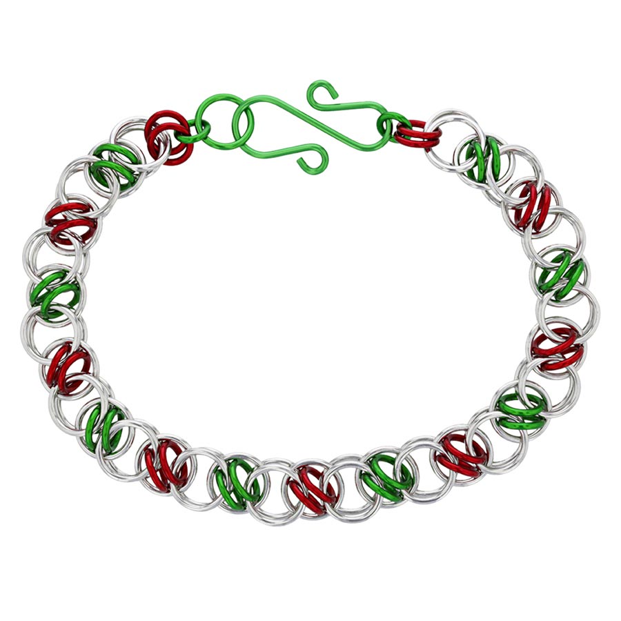 Holiday Road Acute Helm Chain Maille Bracelet Kit - Goody Beads