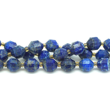 Lapis Faceted 10mm Energy Prism - 15-16 Inch