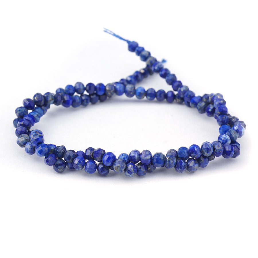 Lapis 4mm Lantern Faceted A Grade - 15-16 Inch - Goody Beads