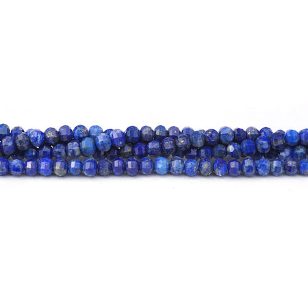 Lapis 4mm Lantern Faceted A Grade - 15-16 Inch - Goody Beads