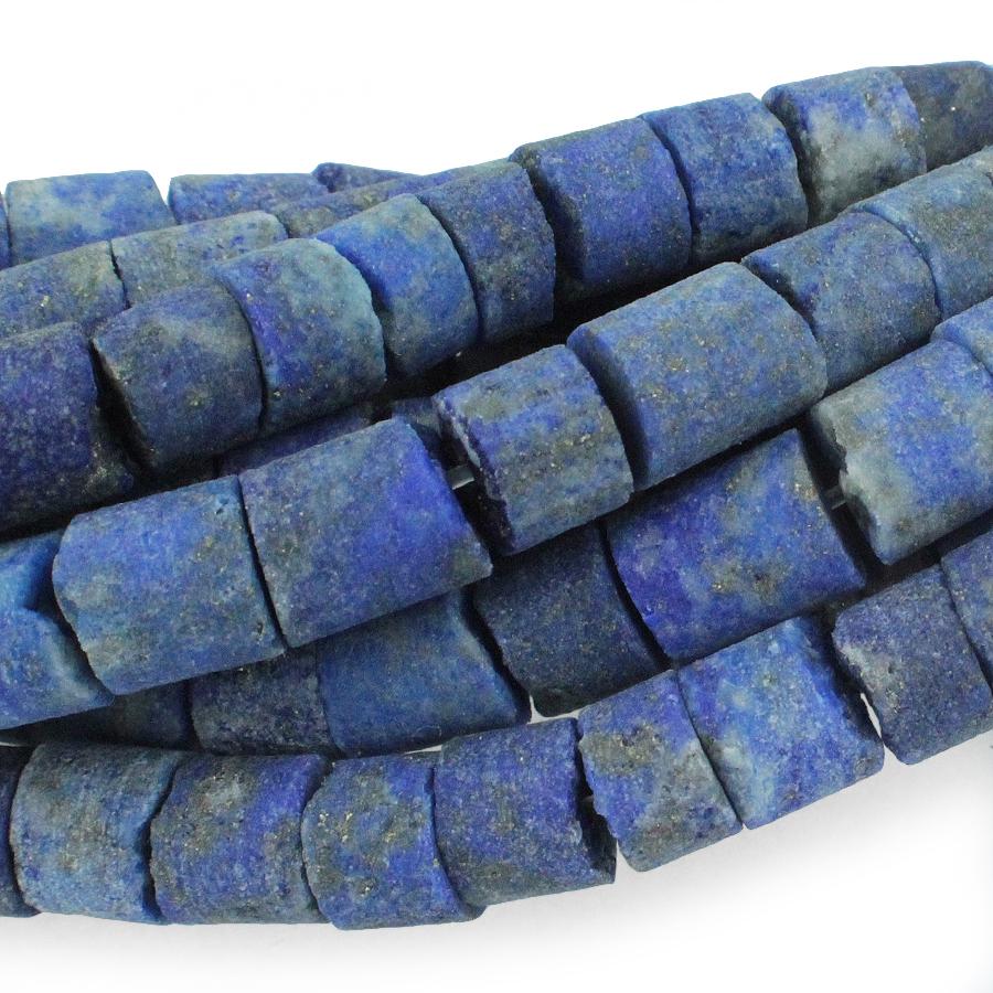 Lapis 9mm Rough Heishi 15-16 Inch