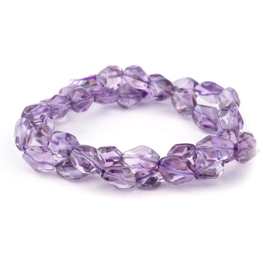 Lavender Amethyst 6X8mm-10X12mm Faceted Freeform Oval AA Grade - Limited Editions - Goody Beads