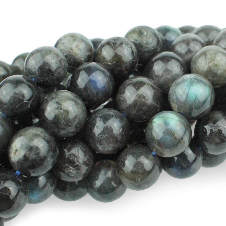 Labradorite 10mm Round DARK 15-16 Inch