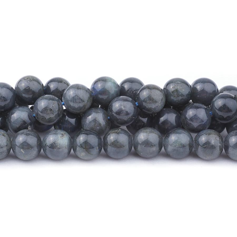 Labradorite 10mm Round Dark, A-Grade - 15-16 Inch