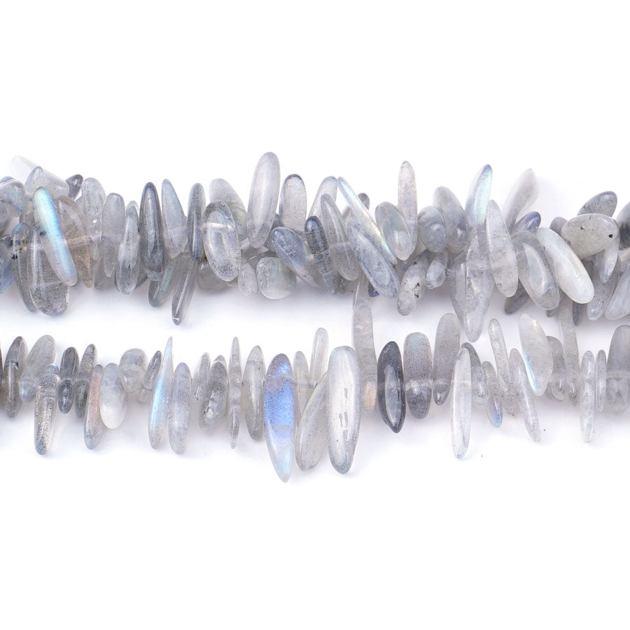 Labradorite 3X13-18mm Chip Top Drill AA Grade - Limited Editions - Goody Beads