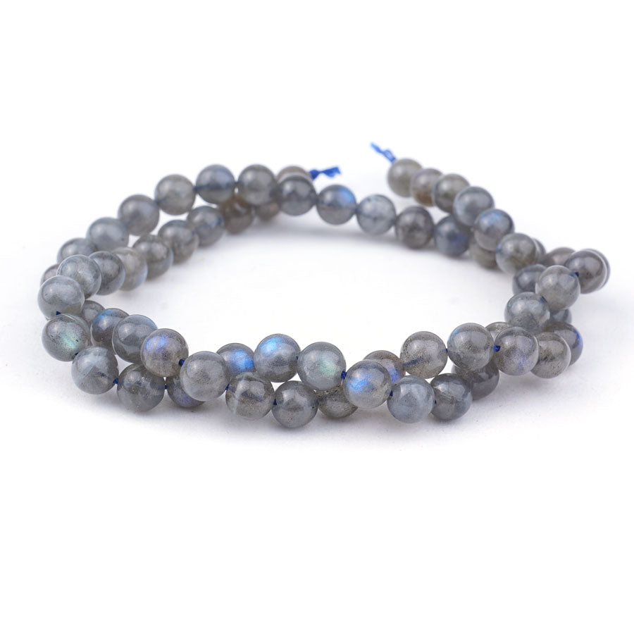 6mm Labradorite Natural Round A Grade - 15-16 Inch - Goody Beads