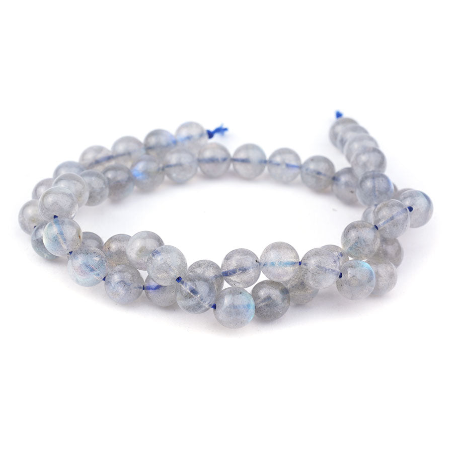 8mm Light Labradorite Natural Round AAA Grade - 15-16 Inch - Goody Beads