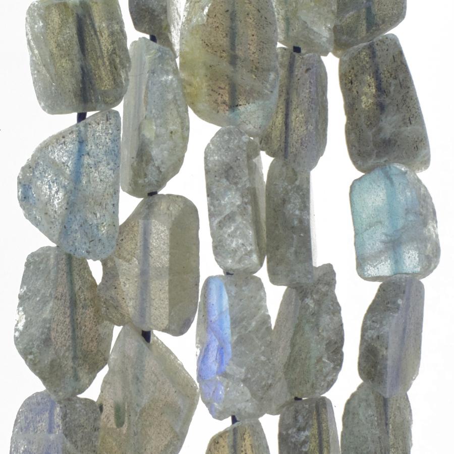 Labradorite 9x12-12x15mm Slice 8-Inch