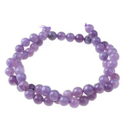 Lepidolite  6mm Round - 15-16 Inch