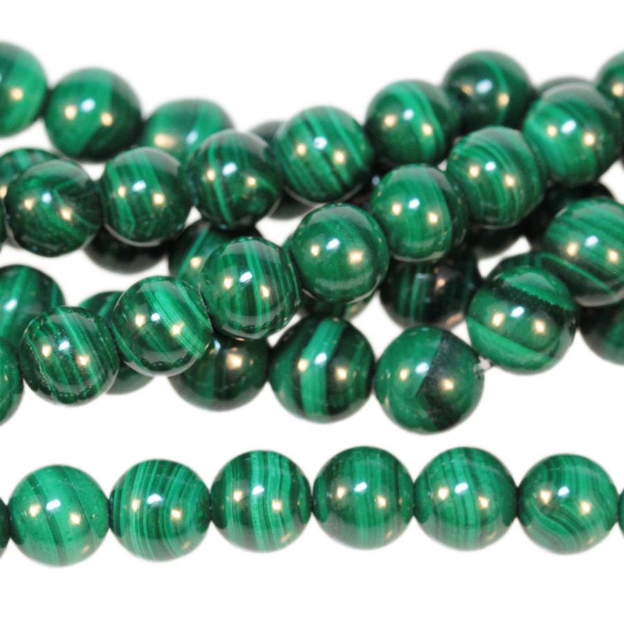 Malachite 6mm Round 8-Inch