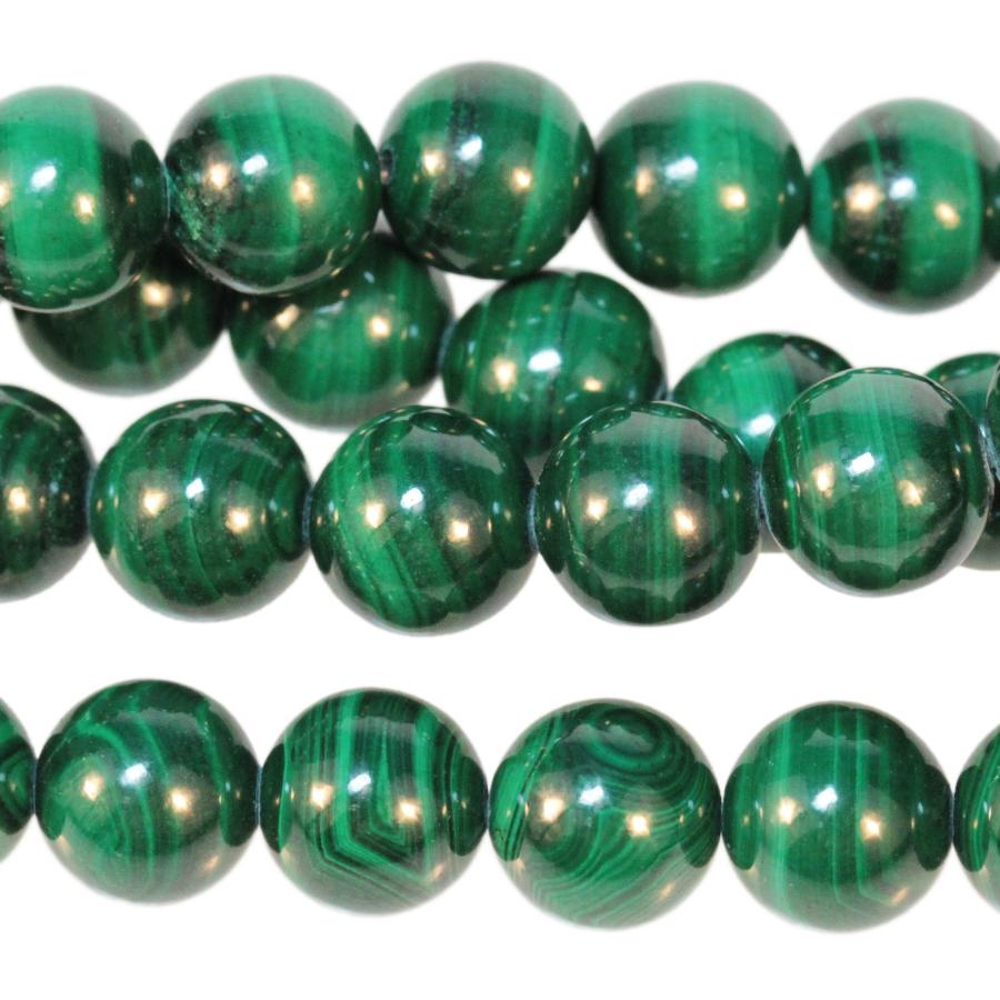 Malachite 8mm Round 8-Inch