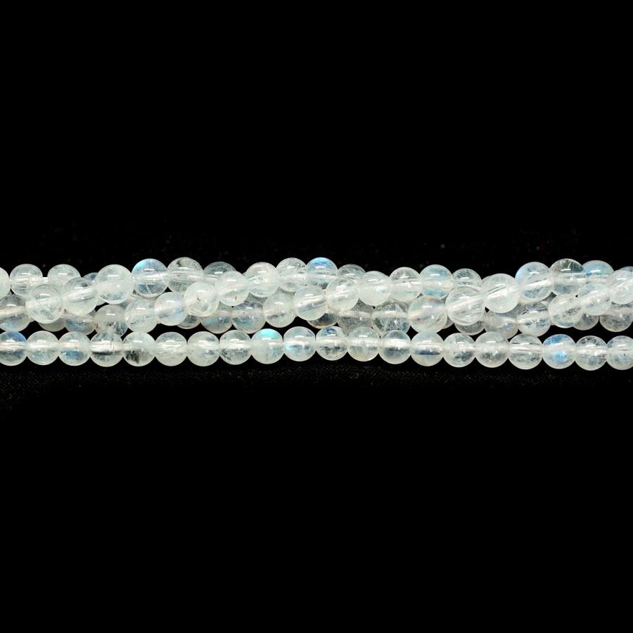 Moonstone AA Grade 4mm Round - 15-16 Inch