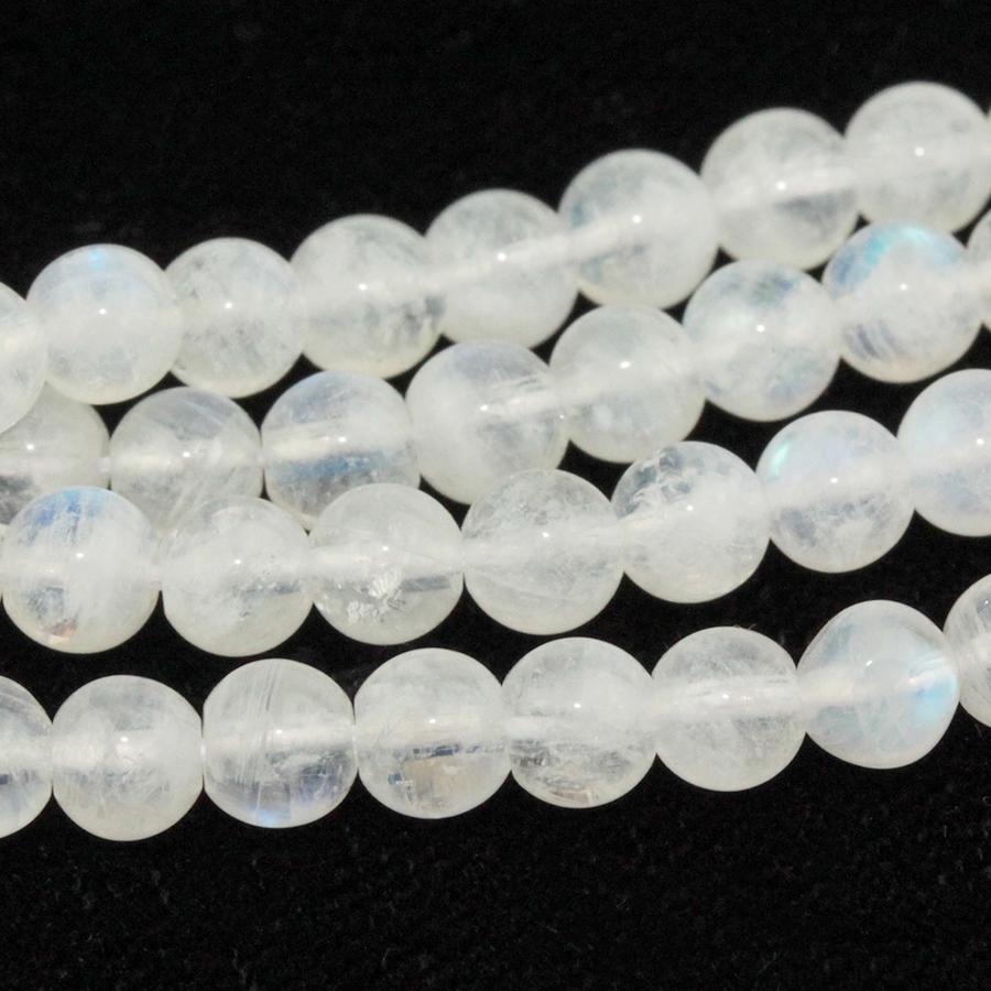 Moonstone (Rainbow) 5mm Round Grade A 15-16 Inch