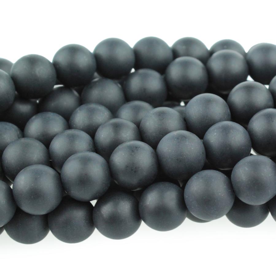 MATTE Onyx 8mm Round 8-Inch - Goody Beads