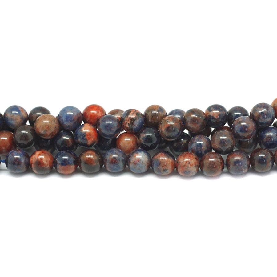 Orange Sodalite DYED 8mm Round 15-16 Inch