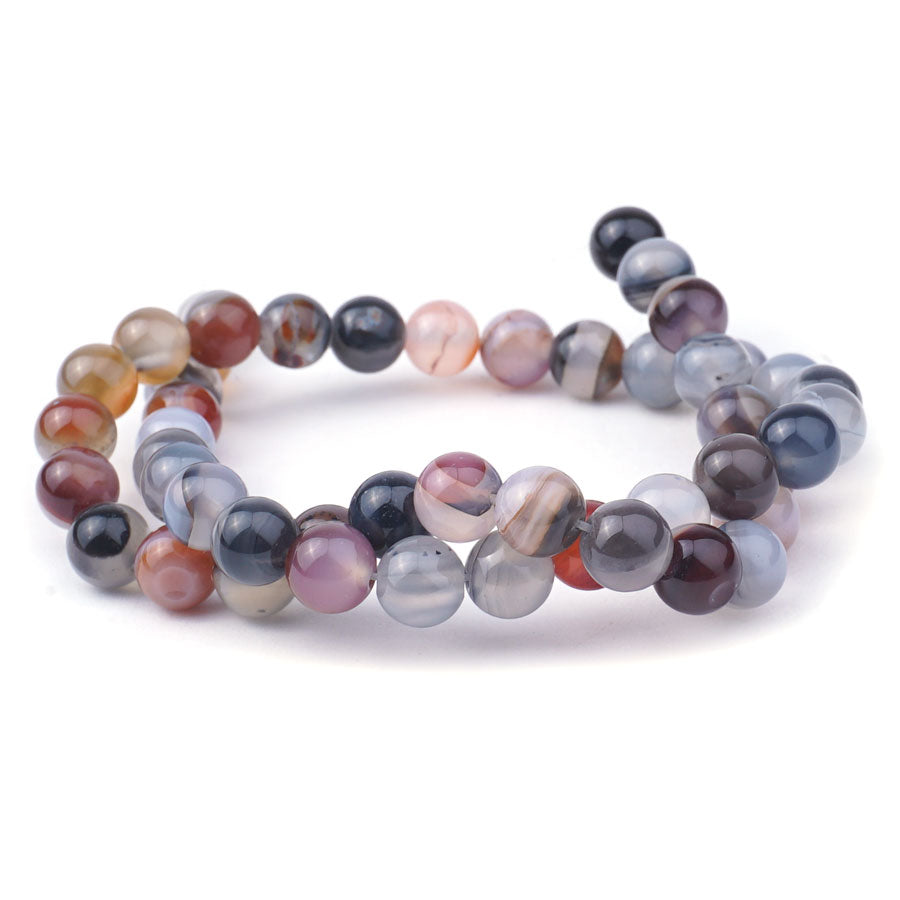 Persian Gulf Agate 8mm Round - Limited Editions - Goody Beads