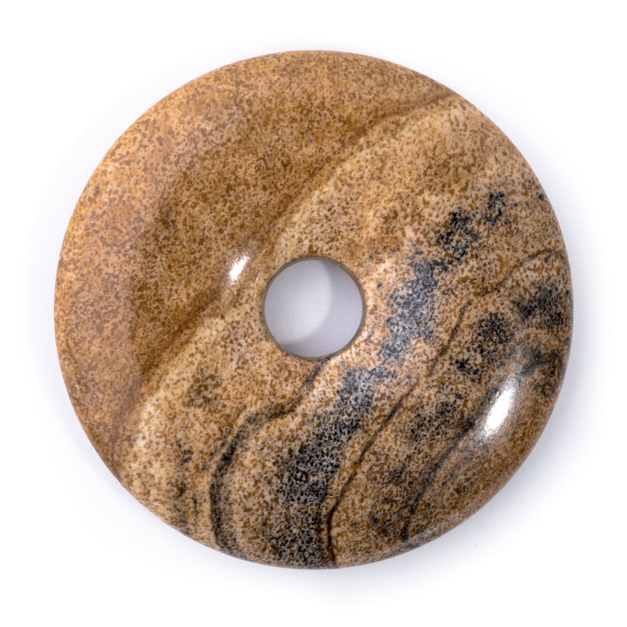 Picture Jasper 40mm Donut - Pendant