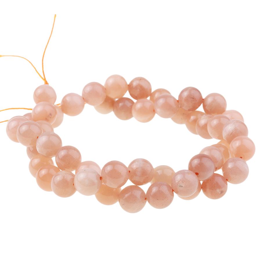 Peach Moonstone (AA) 8mm Round 15-16 Inch