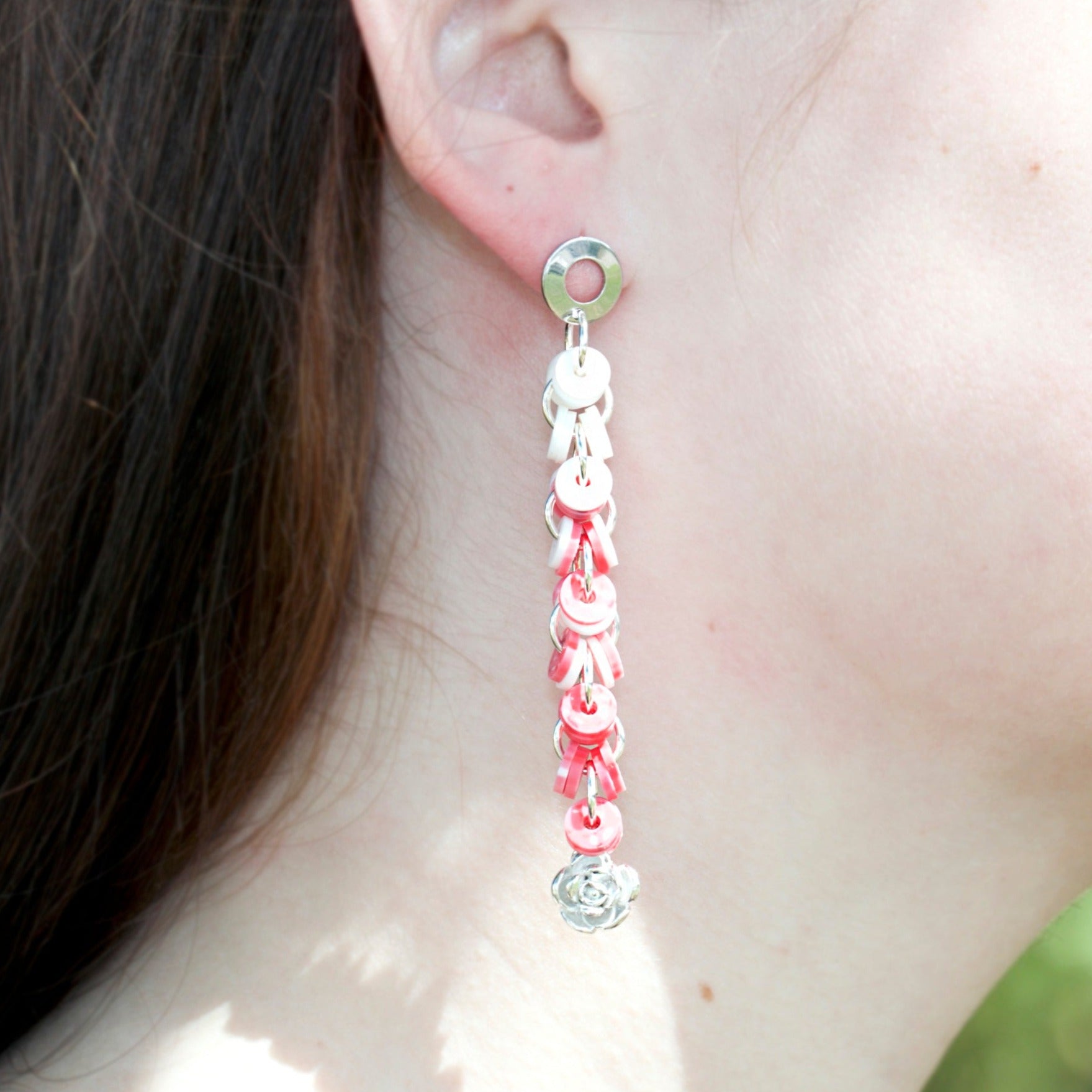 DIY Kiss From a Rose Vinyl Earrings - Goody Beads