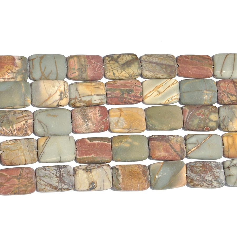 MATTE Red Creek Jasper 13x18 Rectangle