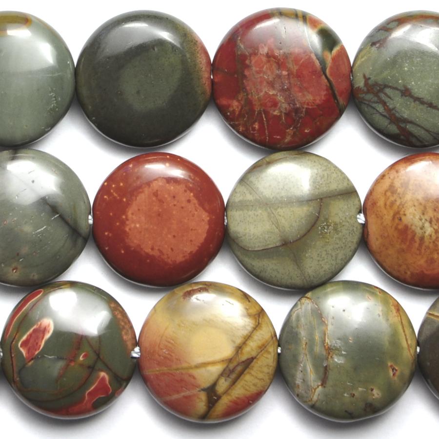 Red Creek Jasper AAA 15mm Coin