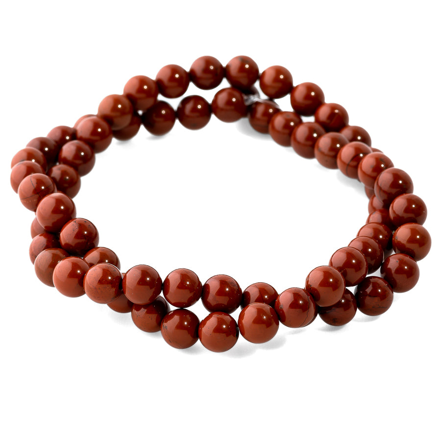 Red Jasper 6mm Round - 15-16 Inch