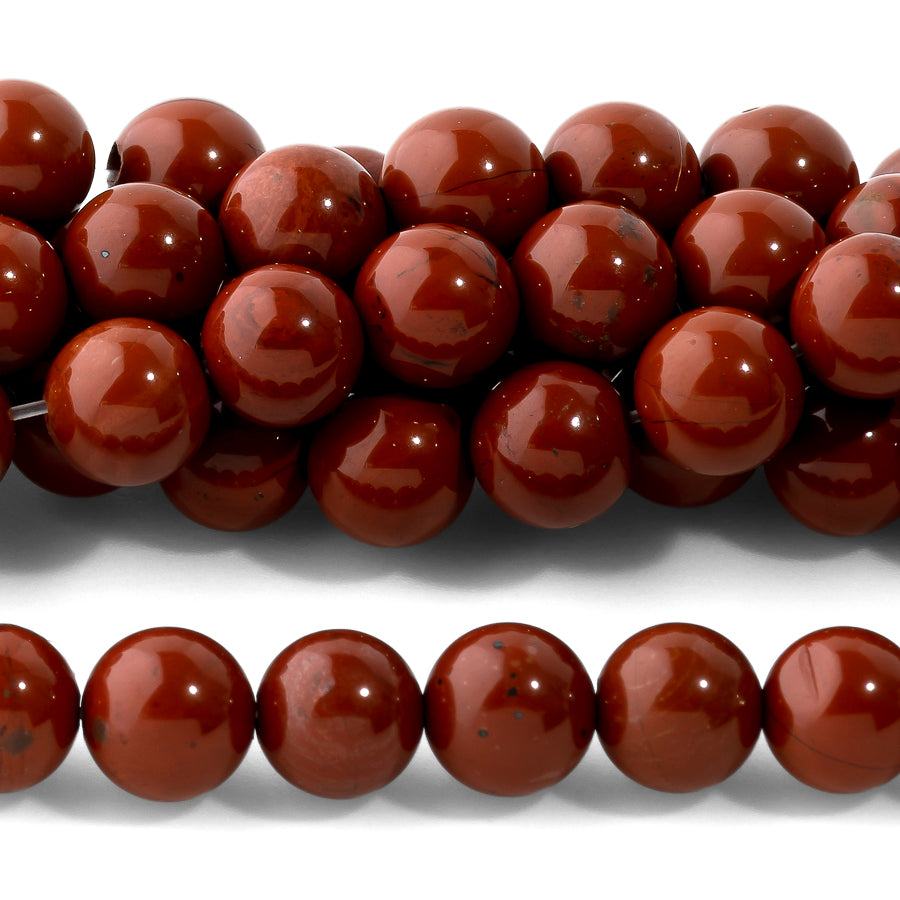 Red Jasper 6mm Round - 15-16 Inch