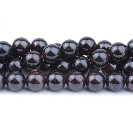 African Red Garnet 10mm Round - Limited Editions - Goody Beads