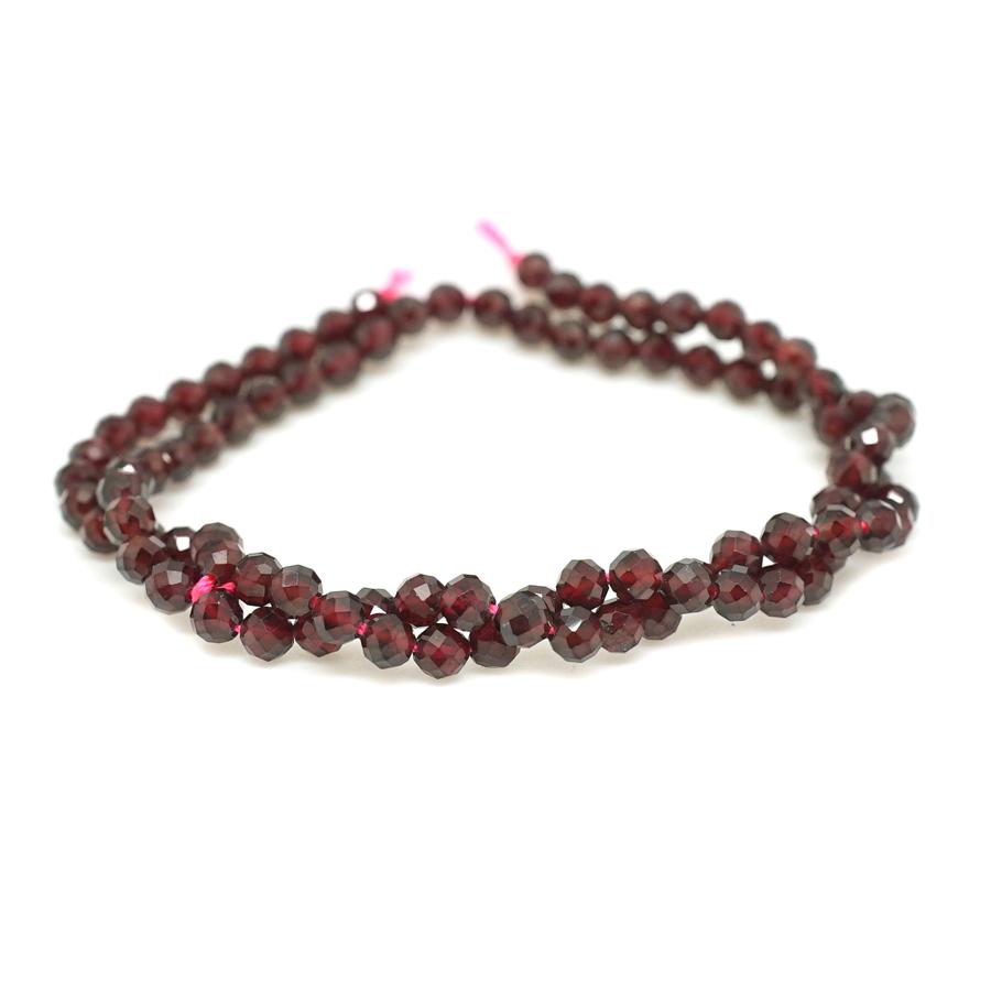 Red Garnet AA Grade 5mm Round - 15-16 Inch