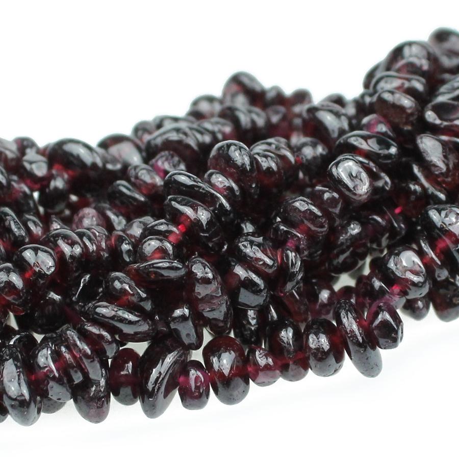 Red Garnet 6-10mm Chip 15-16 Inch