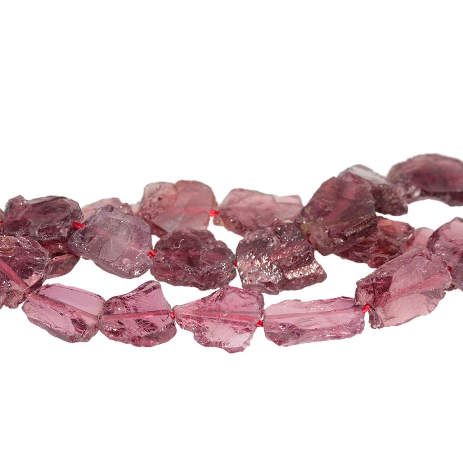 ROUGH Red Garnet 8-12mm Slice 8-Inch