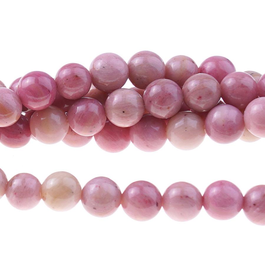 Rhodonite 6mm Round 15-16 Inch