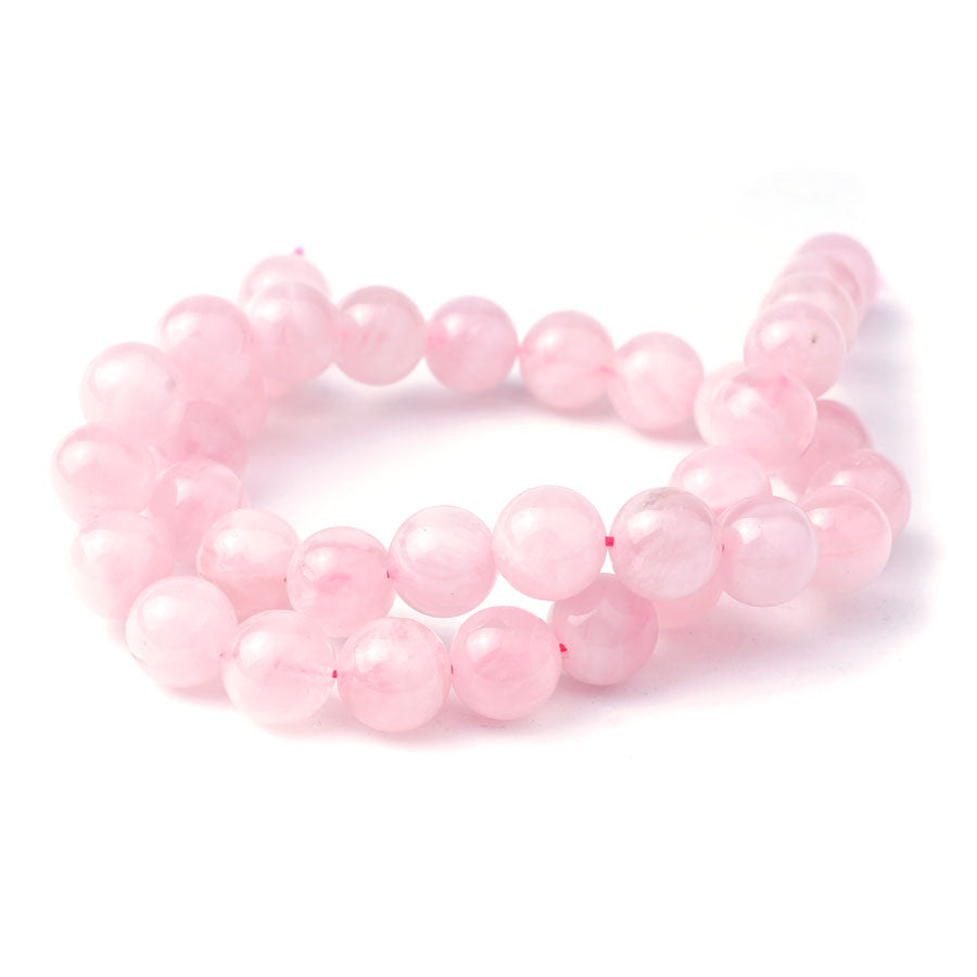 Rose Quartz 10mm Round - 15-16 Inch