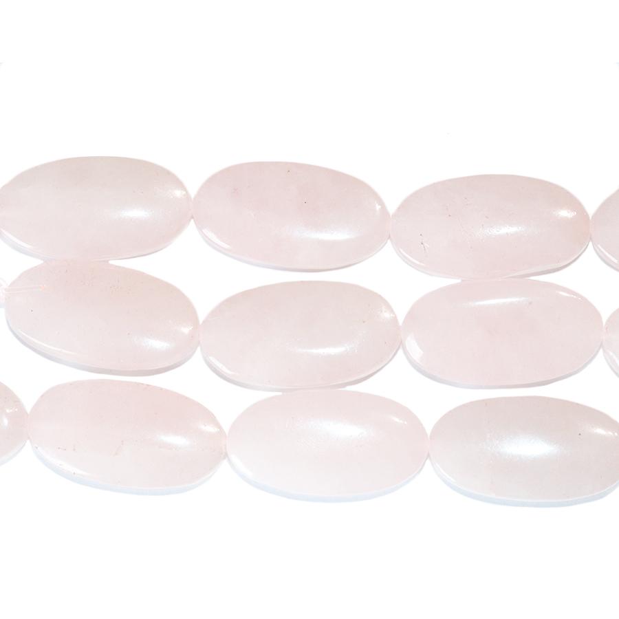 Rose Quartz 15x30 Oval 8-Inch