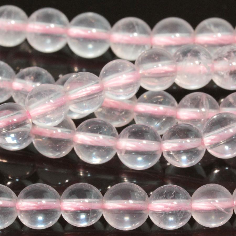 Rose Quartz 6mm Round 15-16 Inch