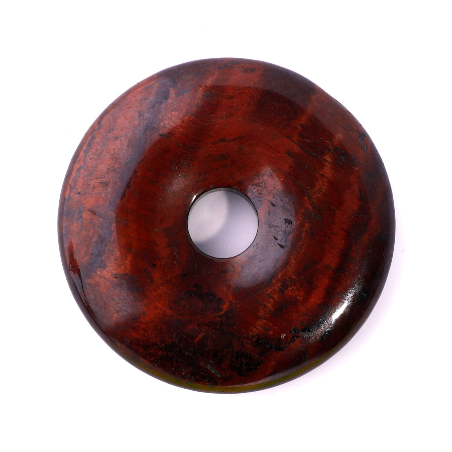 Red Tiger Eye 40mm Donut Pendant