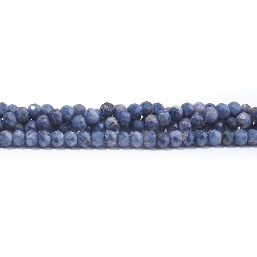 Sapphire 3mm Rondelle Faceted - 15-16 Inch - Goody Beads