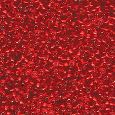 8-910 Silver Lined Flame Red Miyuki Seed Beads Tube - Goody Beads