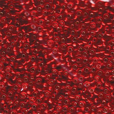 8-911 Silver Lined Ruby Miyuki Seed Beads Tube - Goody Beads