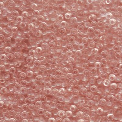 8-9155 Transparent Light Tea Rose Miyuki Seed Beads Tube - Goody Beads