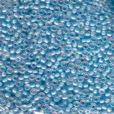 8-9278 Aqua Lined Crystal AB Miyuki Seed Beads Tube - Goody Beads