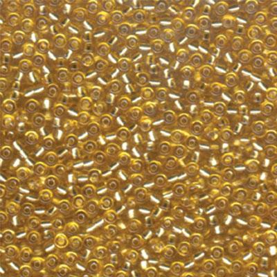 8-9702 Silver Lined Gold Miyuki Seed Beads Tube - Goody Beads