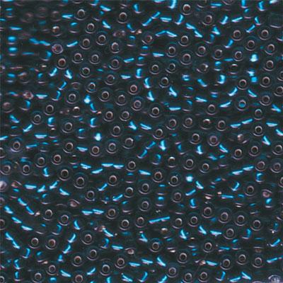 8-91425 Dyed Silver Lined Blue Zircon Miyuki Seed Beads Tube - Goody Beads